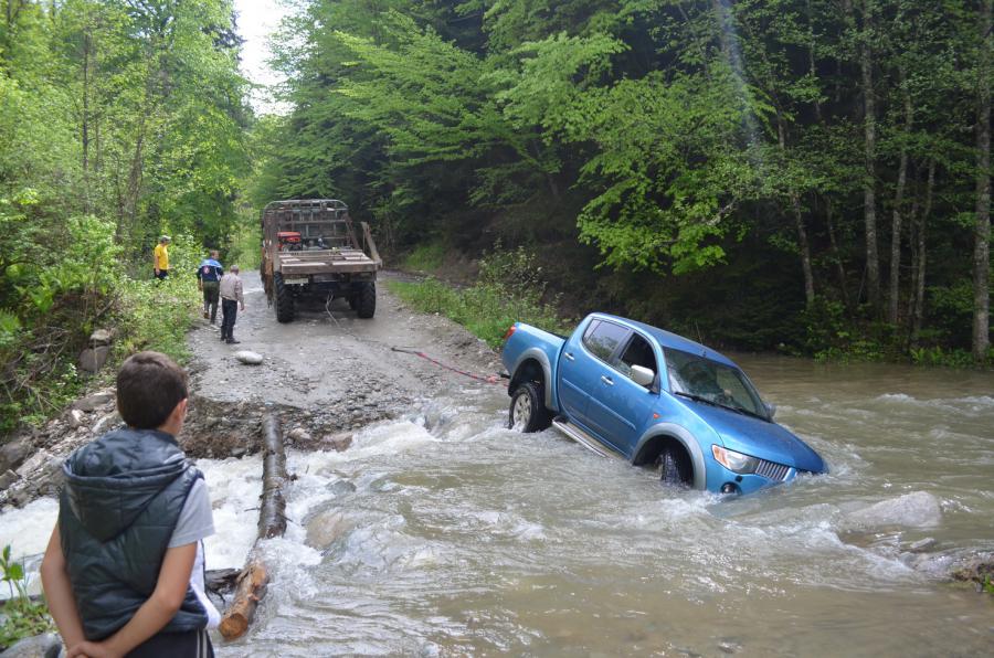 Водитель этой машины явно был 