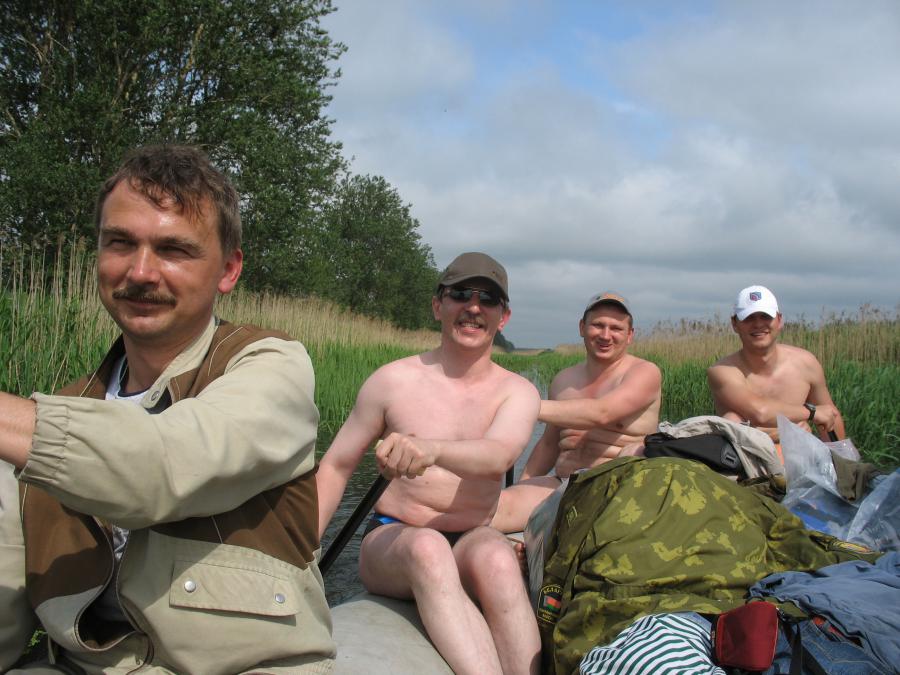 Гребля, погода чудесная, около +20