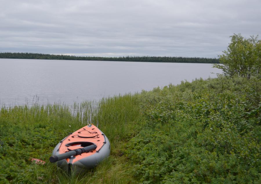 Волок пройден. На весло.