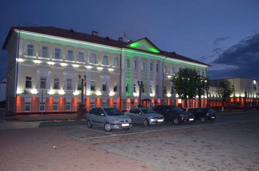 На улицах вечернего Полоцка