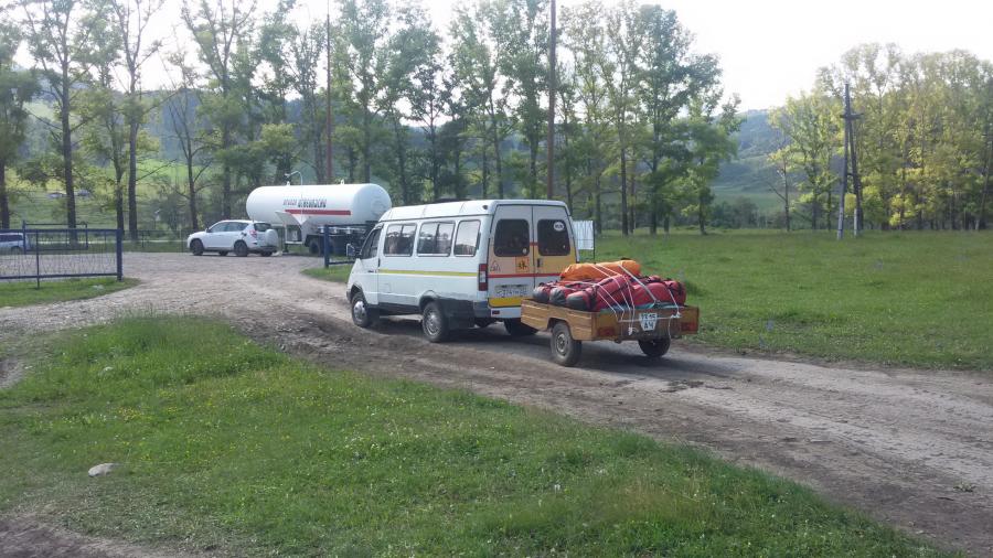 Дозаправка по дороге
