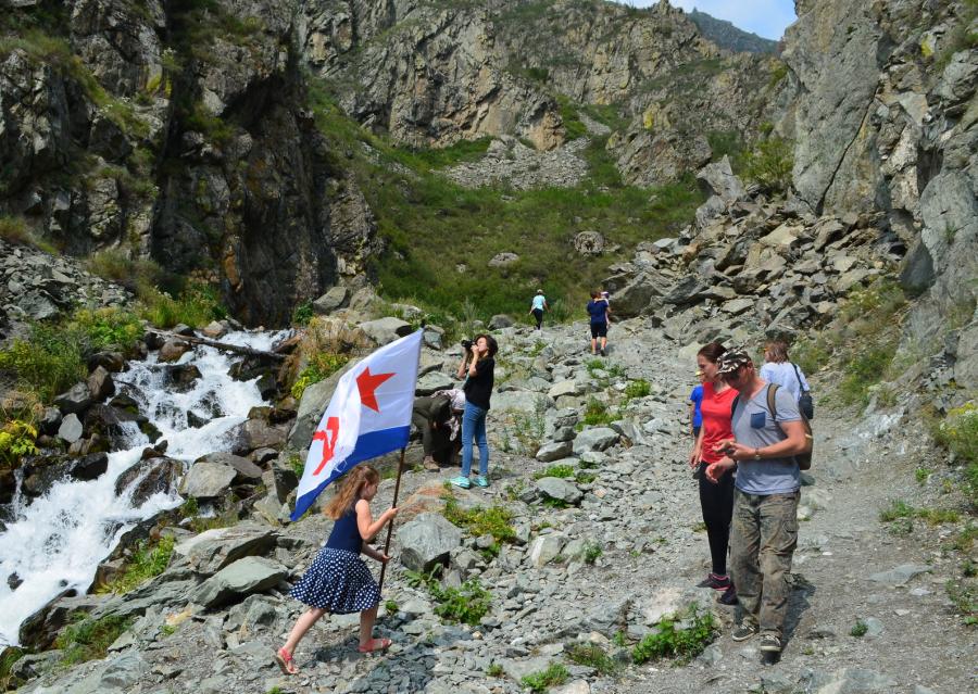 Наш поход на водопады в день ВМФ