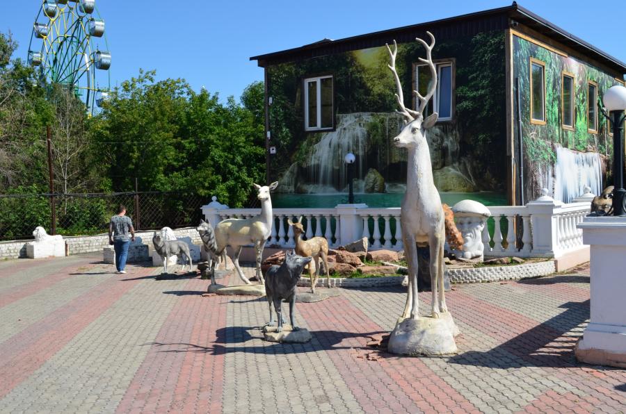 Зверинец на смотровой площадке