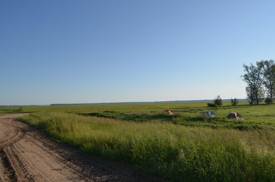 Наш лагерь в поле