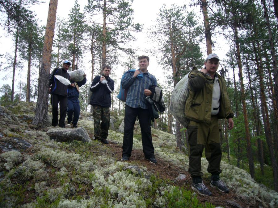 Караван спускается в долину