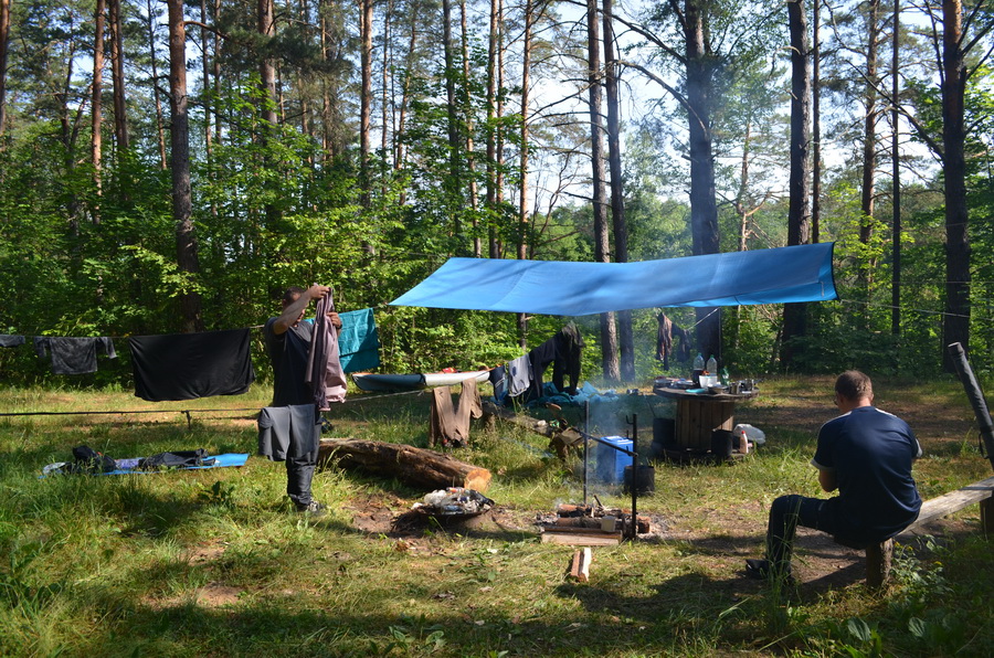 Место новой стоянки