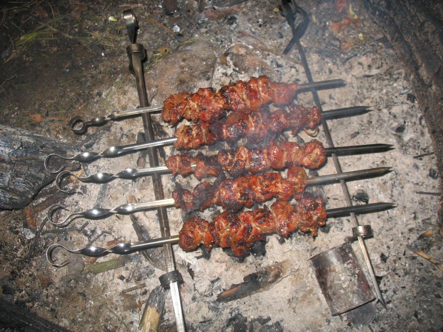 Долгожданные шашлычки...