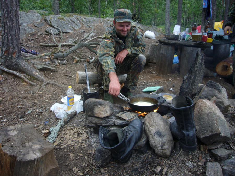 Жарка блинов