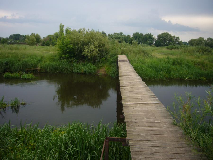 Вот мы и на окраине Слуцка, на отправной точке нашего водного путешествия по р. Случь