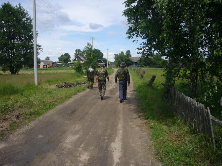 Плановая зачистка деревни